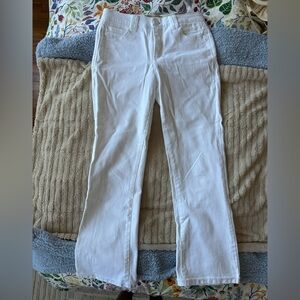 Democracy Straight White Jeans